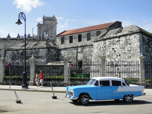 Castillo de la Real Fuerza Museum panoramic view, Old Havana
