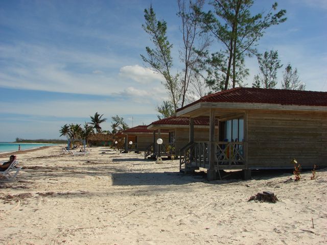 Cayo Levisa hotel and beach panoramic view