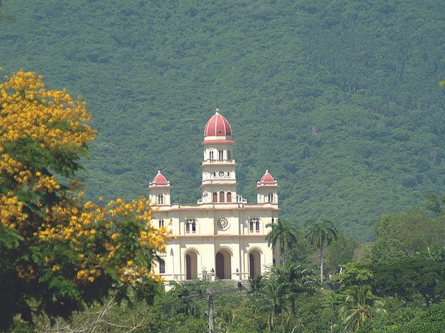 Nuestra Señora de la Caridad del Cobre Sanctuary panoramic view, Santiago de Cuba