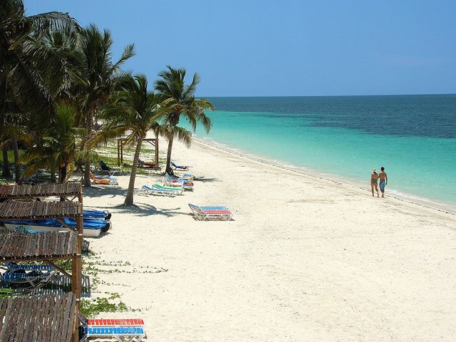 Cayo Levisa beach panoramic view
