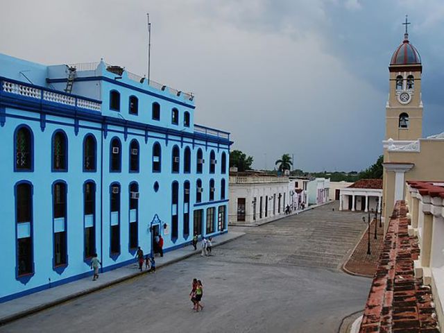 Del Santísimo Salvador De Bayamo Cathedral  panoramic view, Bayamo, Granma, Cuba.