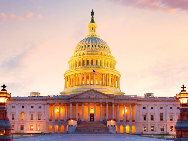 The Capitol building panoramic view, WASHINGTON D.C., Washington state, United States of America.