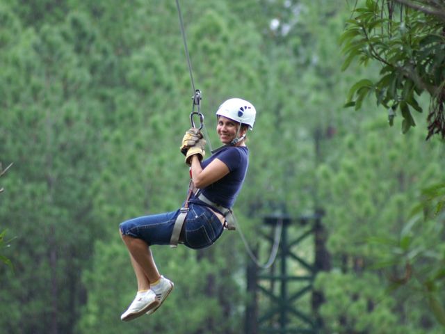 Canopy tour at Las Terrazas community