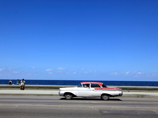 American classic cars in Havana city