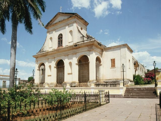 Church of the Santisima Trinidad panoramic view