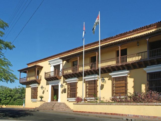 Santiago de Cuba city panoramic view
