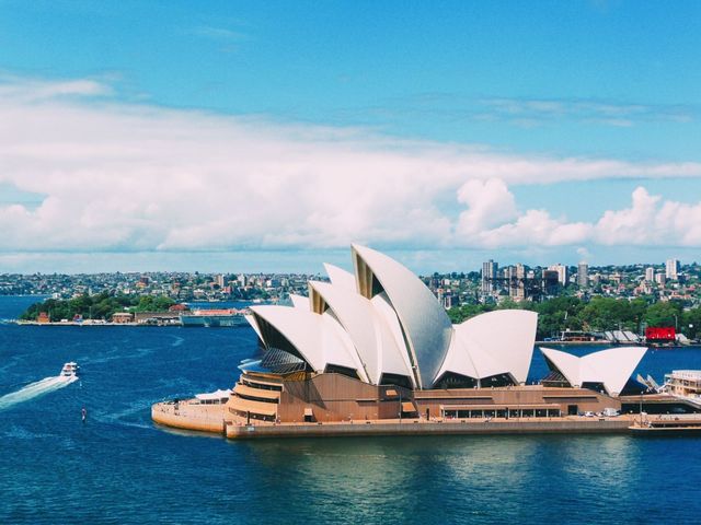The opera house panoramic view, Sydney, Australia.