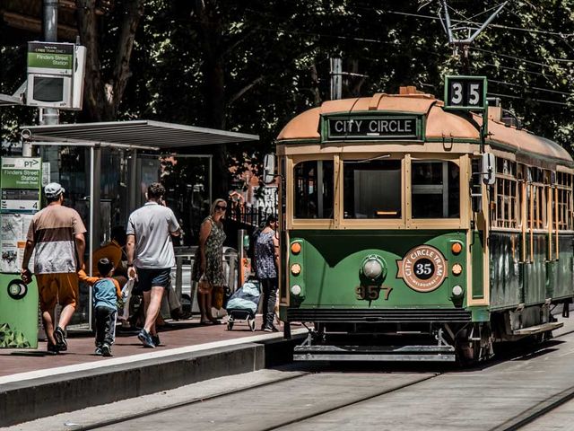 City Circle train, Sydney, Australia.