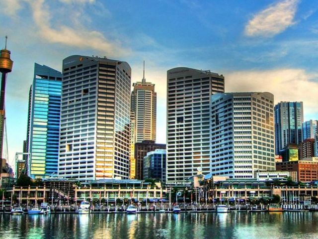 Sydney city panoramic view, Sydney, Australia.