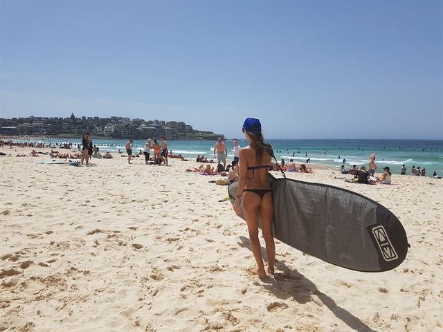 Stunning beaches outside Sydney city, Australia.