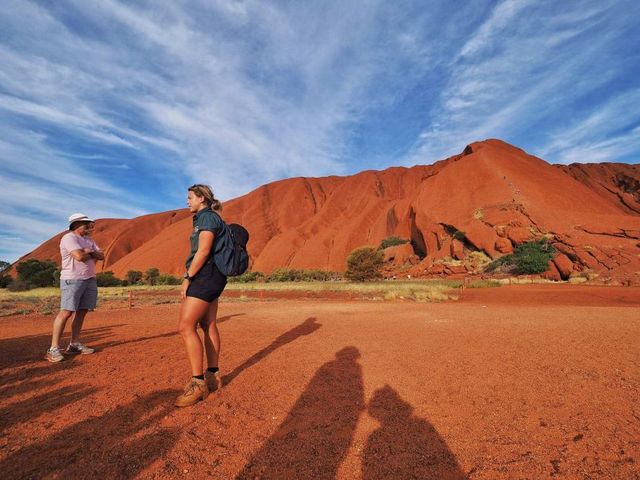 AYERS ROCK (Uluru-Kata Tjuta National Park) panoramic view, Australia.