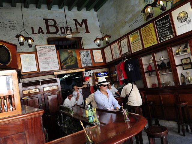 La Bodeguita del Medio restaurant and bar view, Old Havana