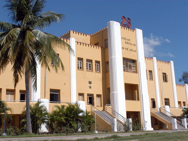 The Moncada garrison panoramic view, Santiago de Cuba city