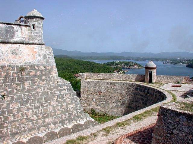 San Pedro de la Roca del Morro fortress panoramic view, Santiago de Cuba city