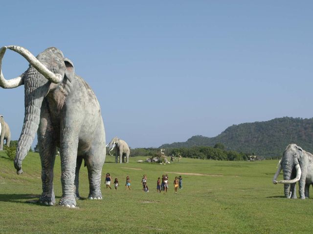 The Prehistoric Valley panoramic view (Dinosaurus park), Santiago de Cuba