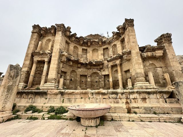 The Roman Ruins of Jordan's Jerash panoramic view, Jerash, Jordan. 