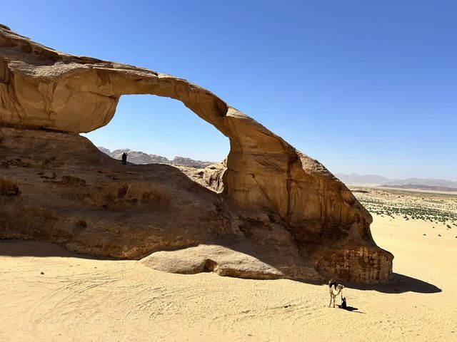 Wadi Rum Protected Area panoramic view, Jordan. 