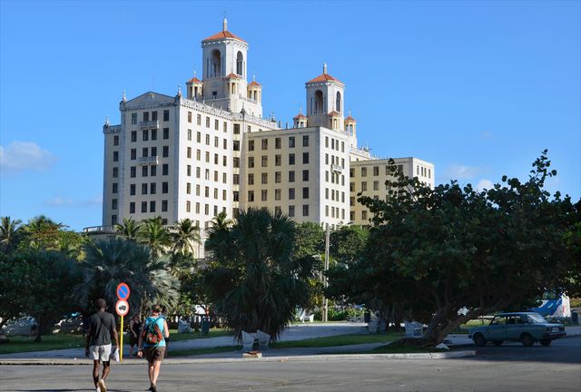 Hotel Nacional de Cuba panoramic view, Vedado, Havana, Cuba.