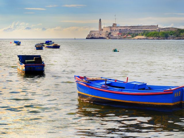 Los Tres Reyes del Morro Castle panoramic view, Old Havana, Havana, Cuba.