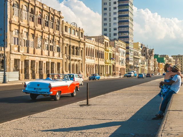 The Malecon of Havana panoramic view, Old Havana, Havana, Cuba.