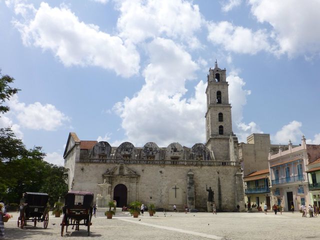 San Francisco de Asís square panoramic view, Old Havana