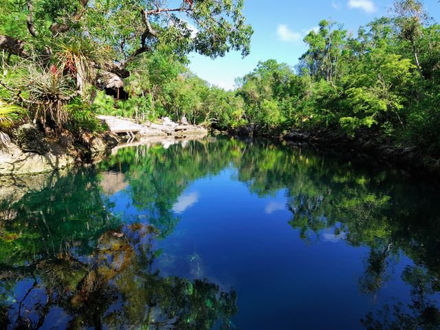 Cueva de los Peces panoramic view, Zapata peninsula, Matanzas, Cuba.