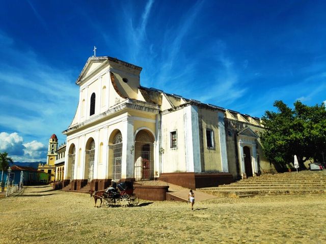 The Church of the Trinidad panoramic view, Trinidad, Sancti Spíritus, Cuba.