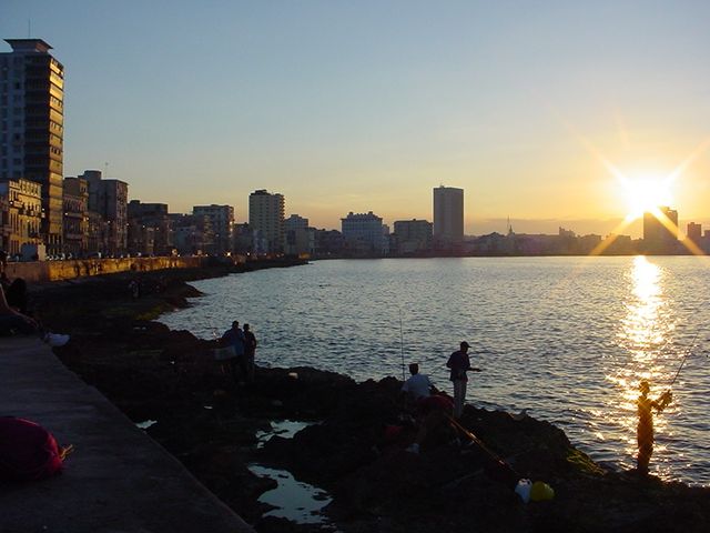 Havana city and the Malecon panoramic view