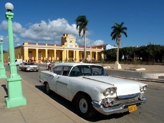 Trinidad old city panoramic view.