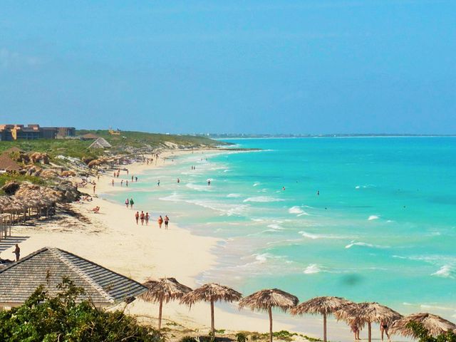 Cayo Santa María panoramic view, Jardines del Rey, Villa Clara, Cuba.