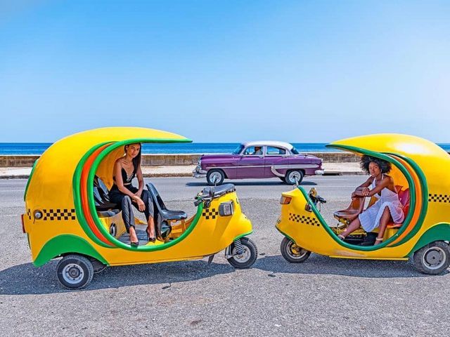 The Malecon of Havana panoramic view, Vedado, Havana, Cuba.