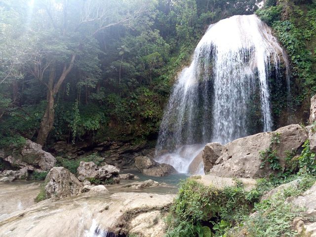 El Salto waterfall panoramic view, Soroa, Artemisa, Cuba.