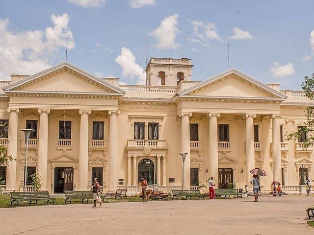 Leoncio Vidal central park panoramic view, Santa Clara, Villa Clara, Cuba.