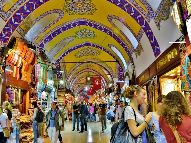 The Grand Bazaar in Istanbul, is one of the largest and oldest covered markets in the world.