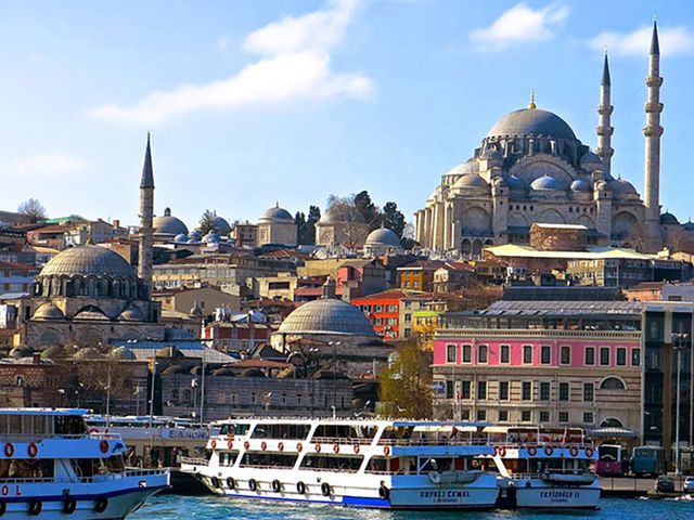 Istabul city panoramic view, Turkey.