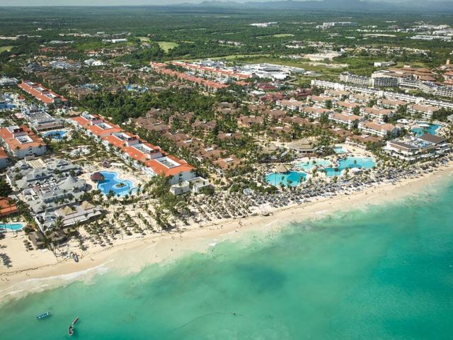 BAHIA PRINCIPE LUXURY ESMERALDA Hotel panoramic view, Punta Cana, Dominican Republic.