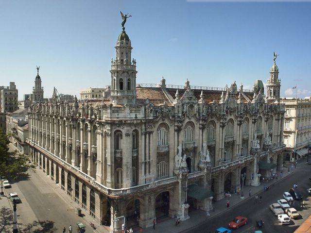 The Alicia Alonso National Theater panoramic view, Old Havana, Havana, Cuba.