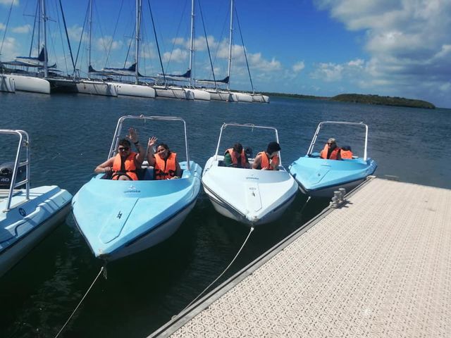 Nautical excursions in Cayo Santa María, Jardines del Rey, Villa Clara, Cuba.