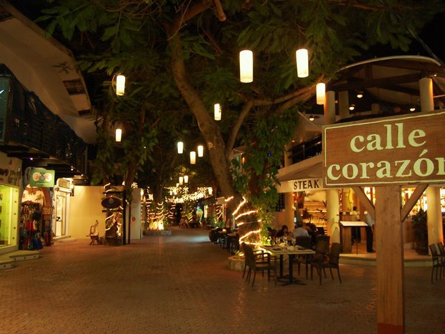 5th avenue panoramic view, Playa del Carmén city, México