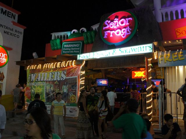 5th avenue panoramic view, Playa del Carmén city, México