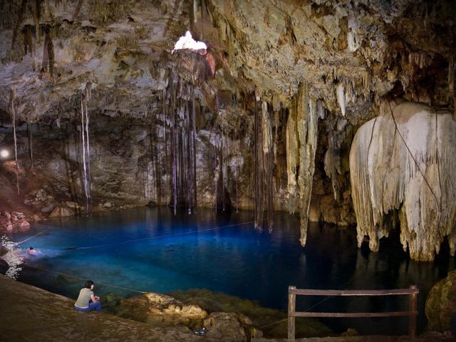 Cenotes of Cuzama panoramic view, Mérida, México