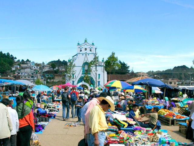 San Juan Chamula panoramic view, Mexico