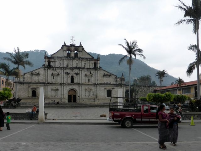 Church of Panajachel panoramic view, Guatemala