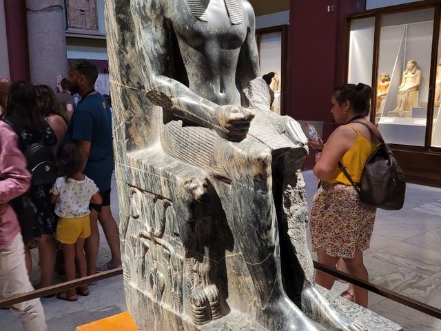 The Egyptian Museum of Pharaonic Art interior view, Cairo, Egypt.