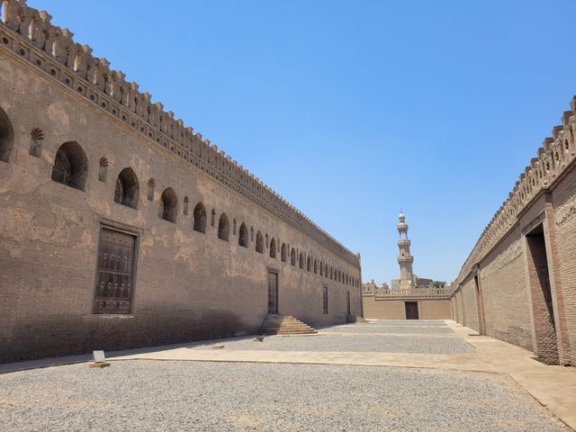 Al-Hakim Mosque panoramic view, Cairo, Egypt.