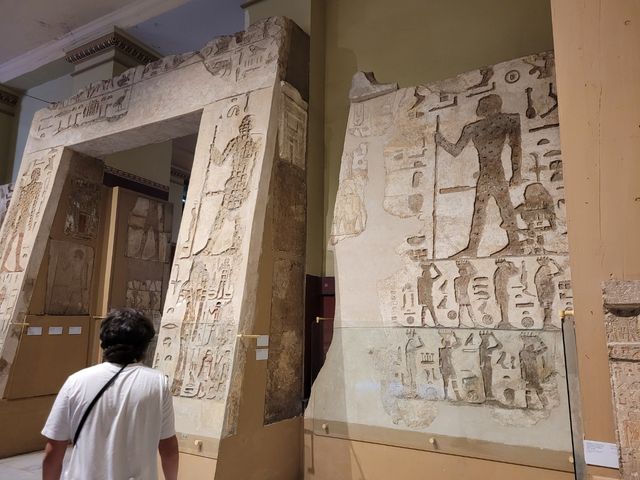 The Egyptian Museum of Pharaonic Art interior view, Cairo, Egypt.