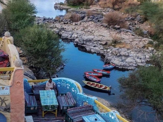 Landscapes of Aswan, Egypt.