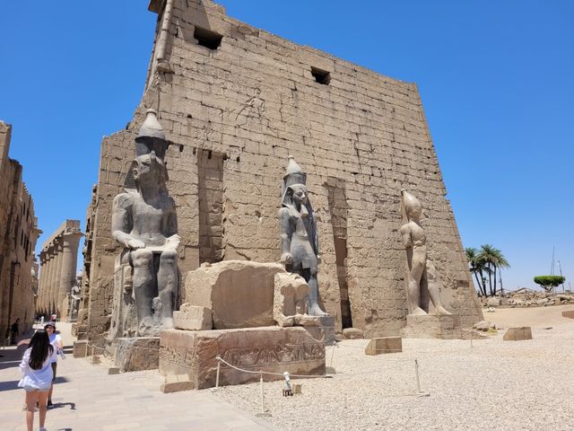 The Luxor Temple panoramic view, Luxor, Egypt.