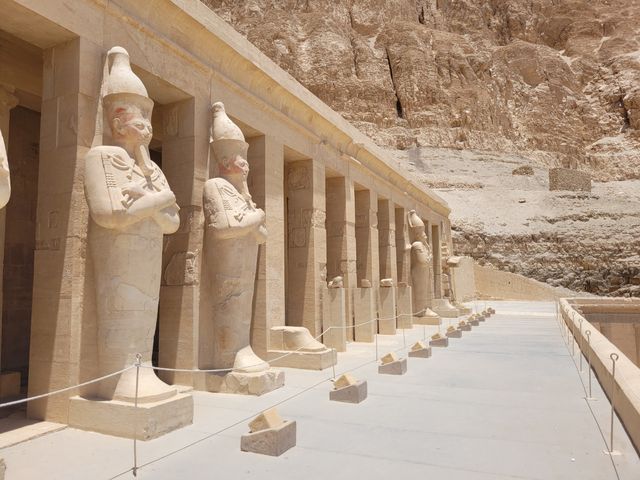 The Temple of Queen Hatshepsut, one of Egypt’s most remarkable architectural masterpieces, Luxor, Egypt.