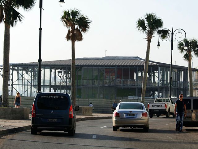 The Ferry terminal of Havana panoramic view, Havana, Cuba. MOTORCYCLE TOUR FROM HAVANA TO VARADERO.